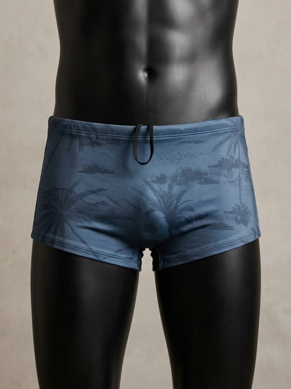 Men's Blue Swim Trunks - Stylish Short Swimwear made in Brazil size:S